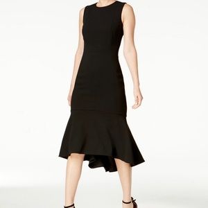NWT - Calvin Klein Flounce Hem Figure Flattering Mermaid Dress - Size 8